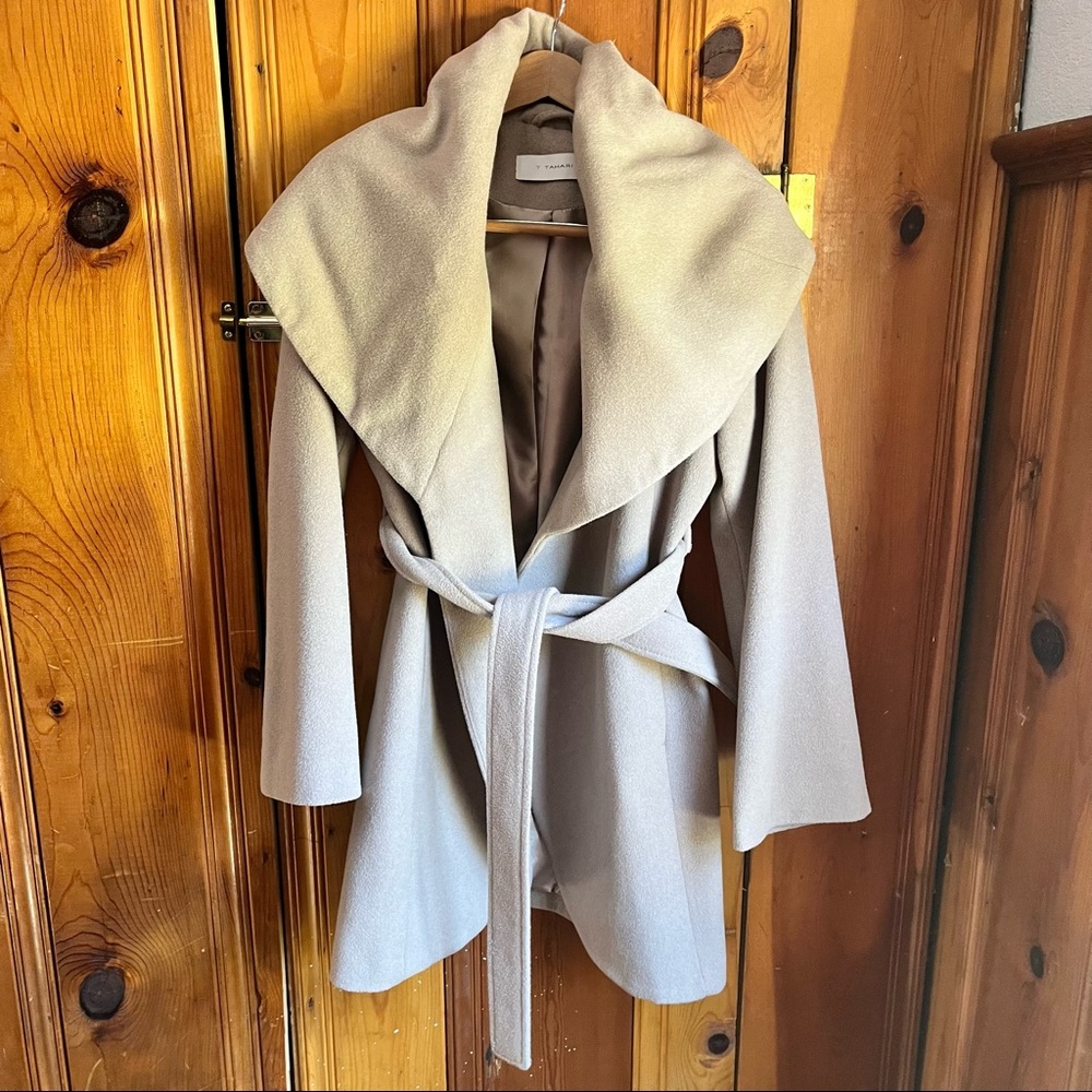 Lovely soft-beige wool coat